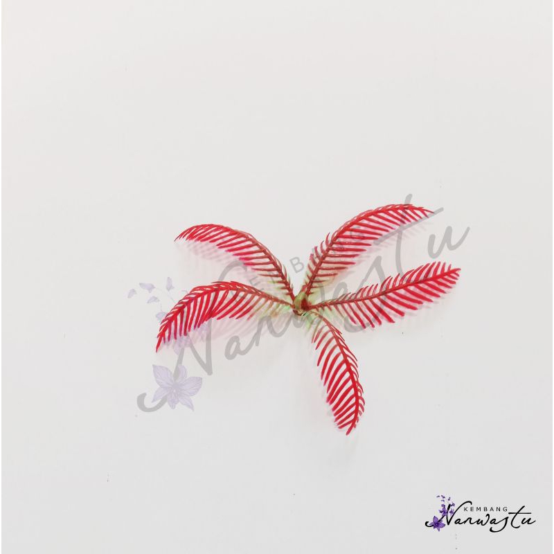 Rumput Plastik Daun Kelapa Hiasan Kue Nyiur (Harga/250 Gram)