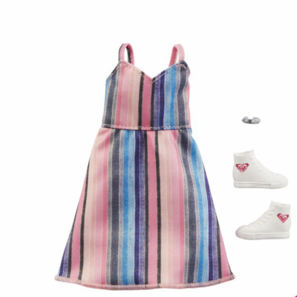

Unik Baju Boneka Barbie Roxy Clothing Fashion Set Striped Dress Diskon