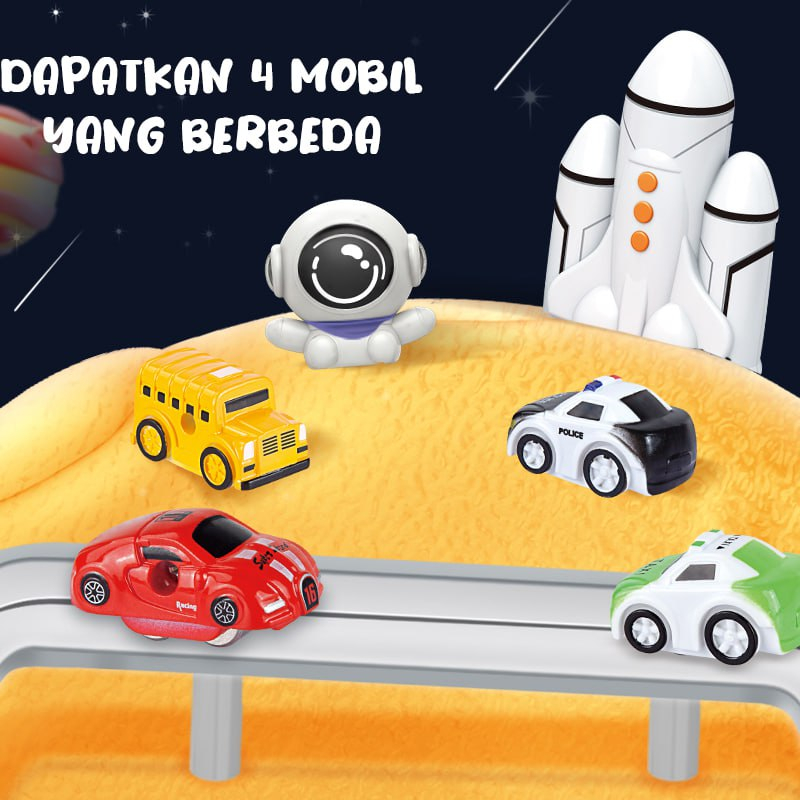 Mini Car Adventure / engineering/ animals - mainan track puzzle