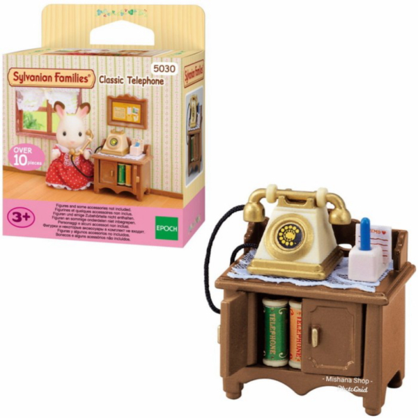 

Dijual Mainan Aksesoris Sylvanian Families Classic Telephone Set 5030 w Desk Murah