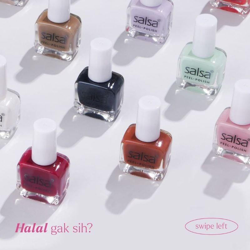 (BPOM+HALAL) SALSA KUTEK HALAL|SALSA NAIL POLISH