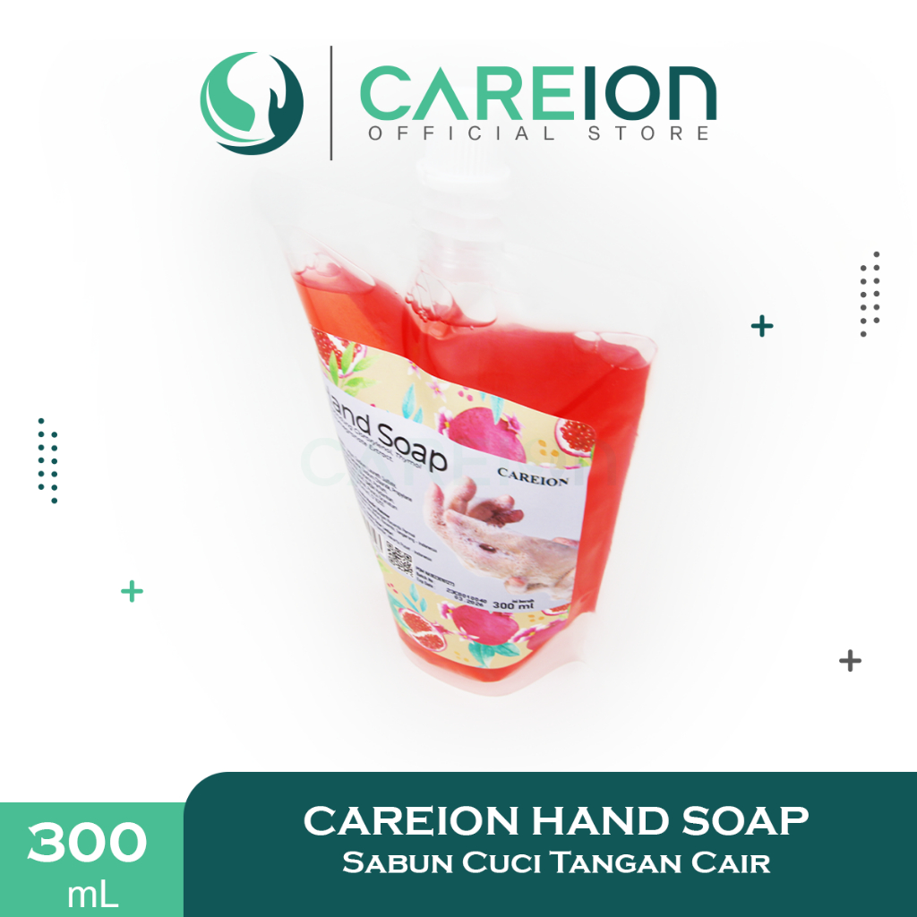 CAREION HAND SOAP POMEGRANATE HAND WASH SABUN CUCI TANGAN 300ML REFIL