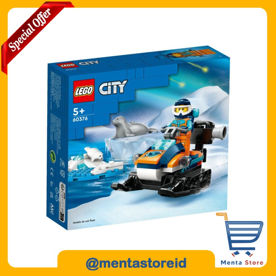 LEGO City 60376 Arctic Explorer Snowmobile