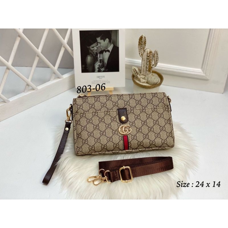 Clutch Selempang 2 Resleting Kode 803