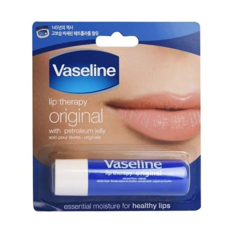 ✿ELYSABETHME✿  Vaseline STICK lip blam therapy untuk bibir kering dan hitam