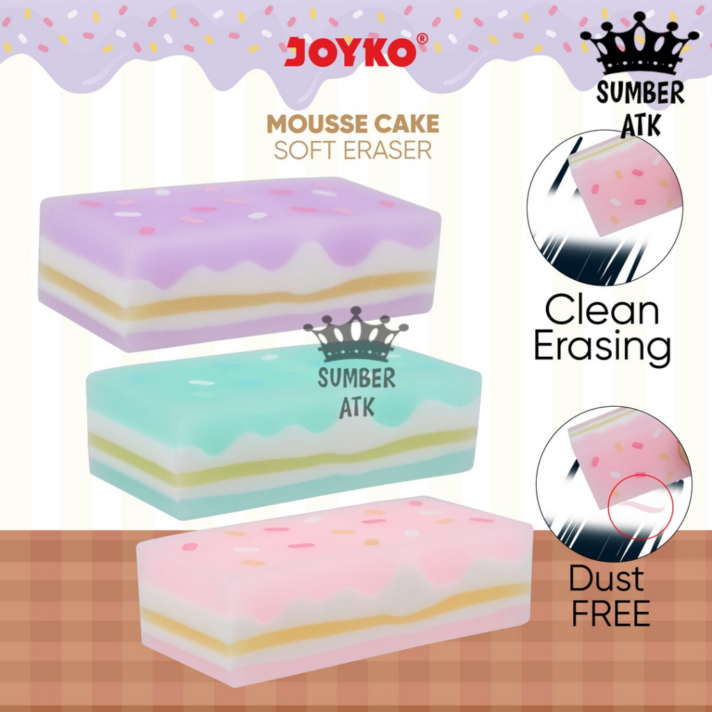 

Penghapus Eraser Joyko ERT-133 Mousse Cake