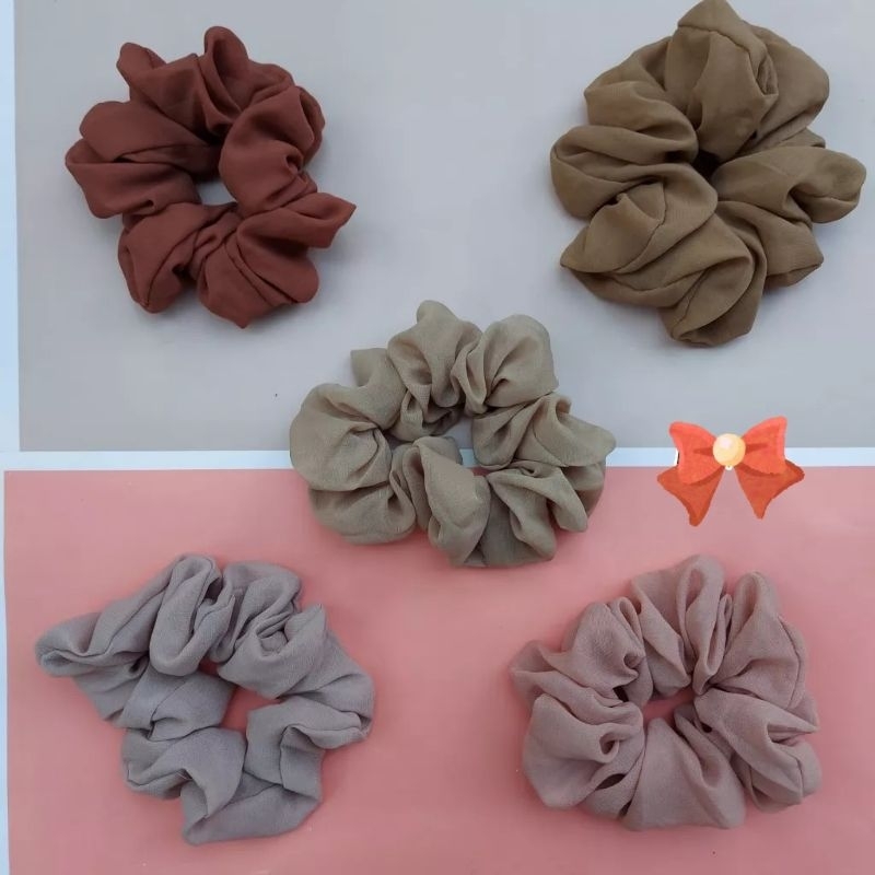 Ikat Rambut - Scrunchie Rambut Hijab - Ikat Rambut Korea