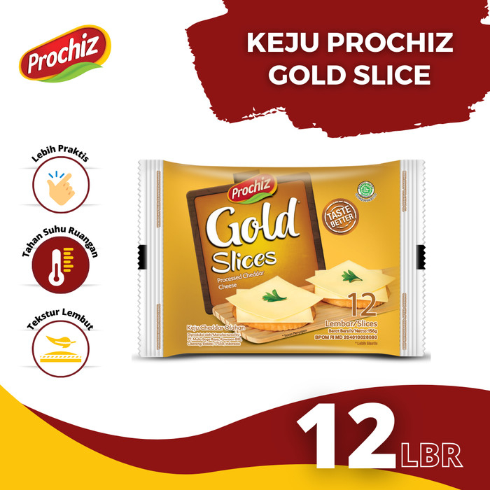 

Keju PROCHIZ Gold Slices 12's - Triple