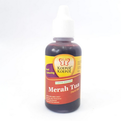 

KOEPOE PEWARNA MERAH TUA 30 GRAM