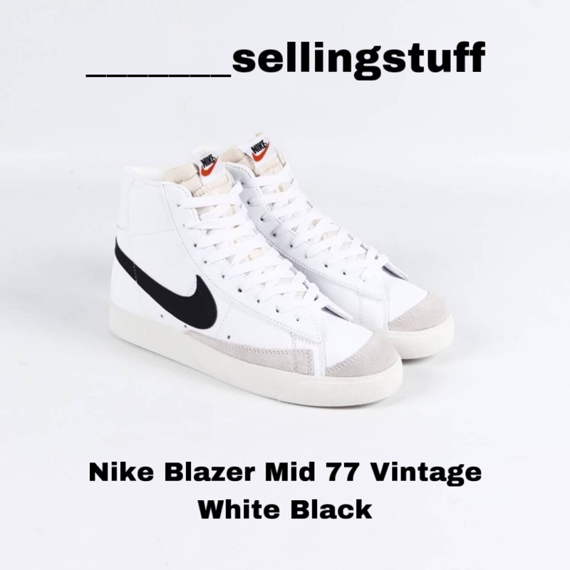 Nike Blazer Mid 77 Vintage White Black