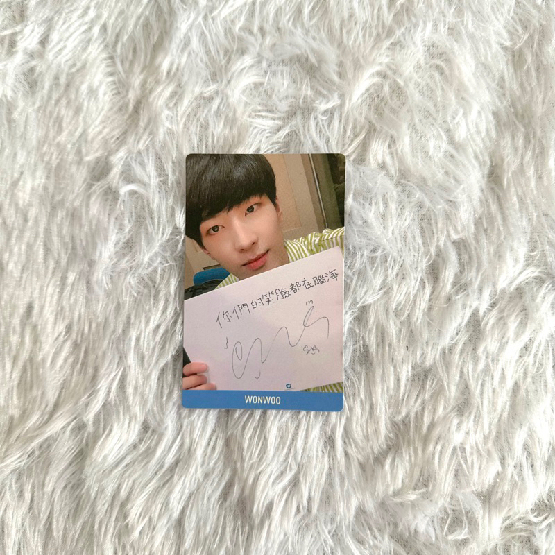 PC Photocard Wonwoo Seventeen YMMD Taiwan Polaroid Caratland 2020