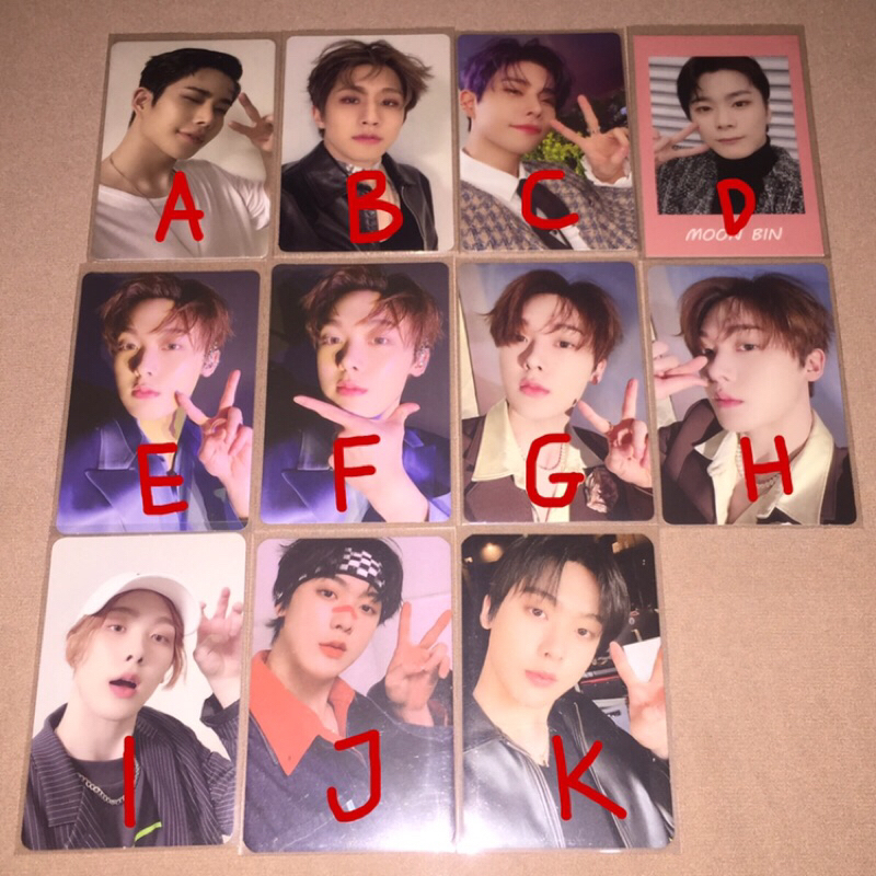 ASTRO photocard pc official MJ Jinjin Moonbin Sanha