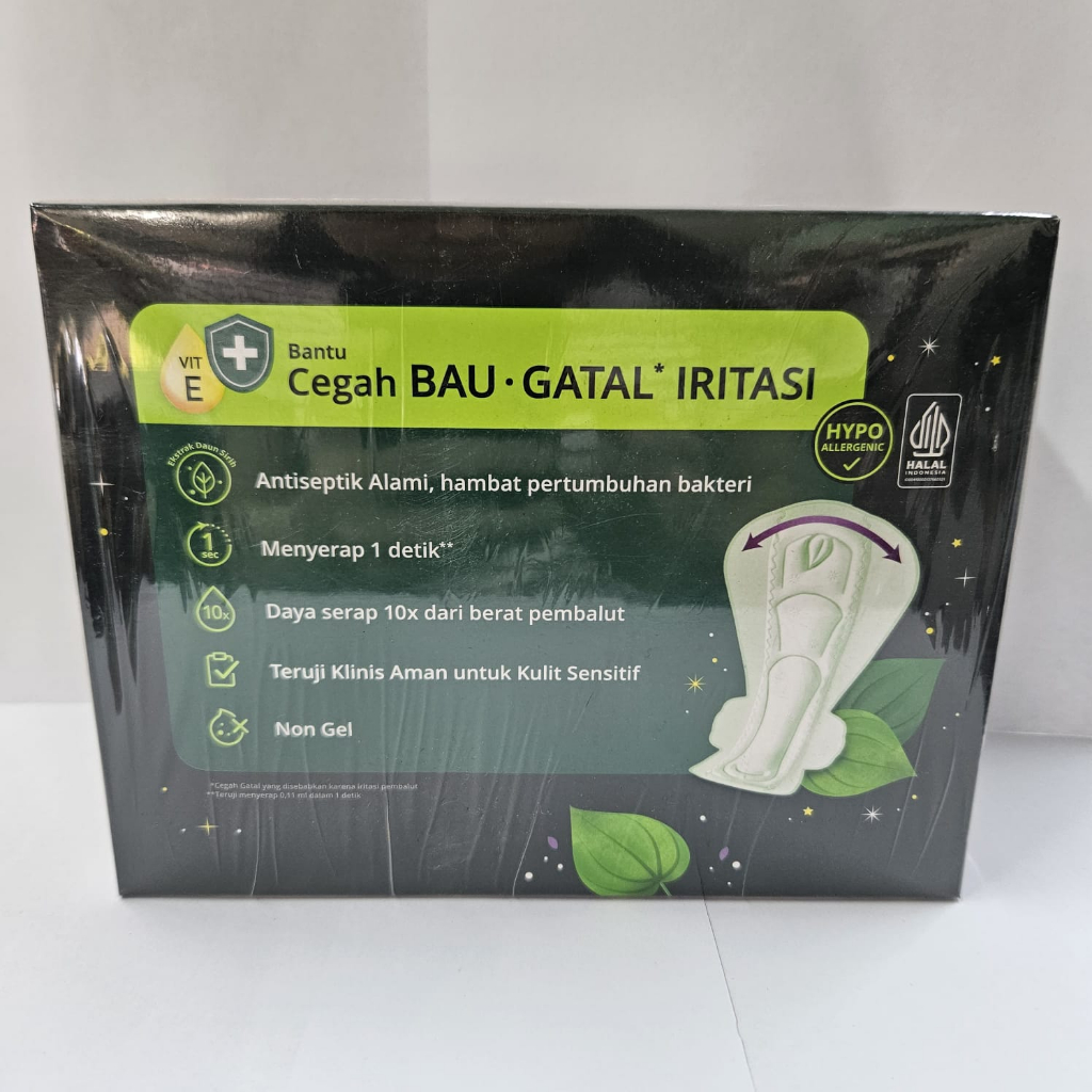 Softex Pembalut Wanita Daun SIrih 3 in 1 Pas Untuk 1 SIklus Menstruasi