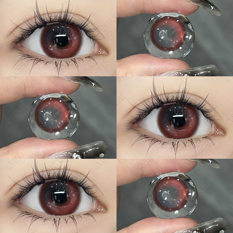 Softlens Big Eyes PARIS Red 14.5MM Lensa Kontak Soflen Soflens Softlense Red