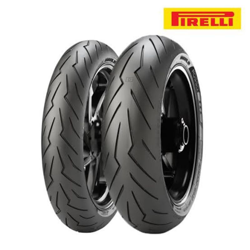 PAKET BAN Aerox 100/80-14 & 150/70-14 PIRELI DIABLO ROSSO (Tubless)