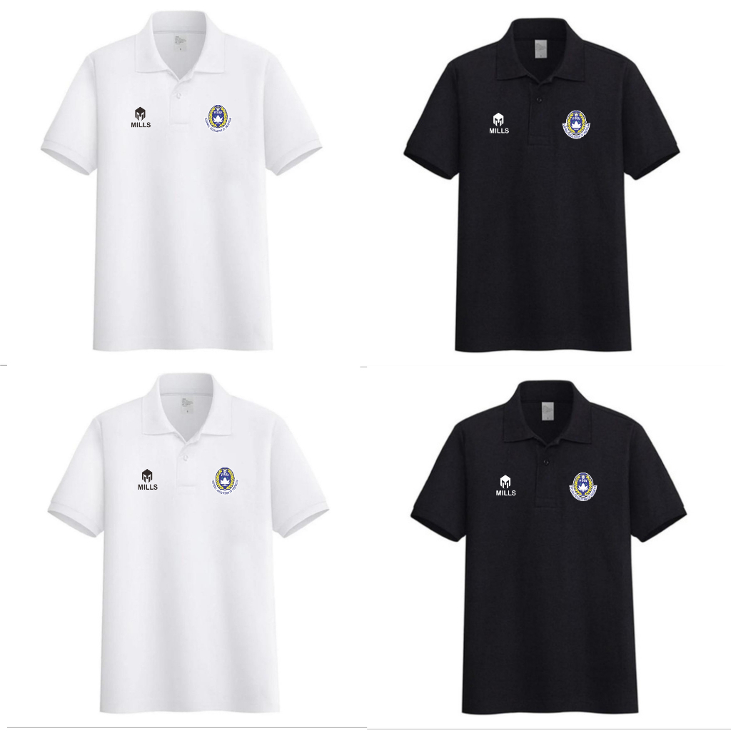 POLO MILLS PSSI HITAM/PUTIH