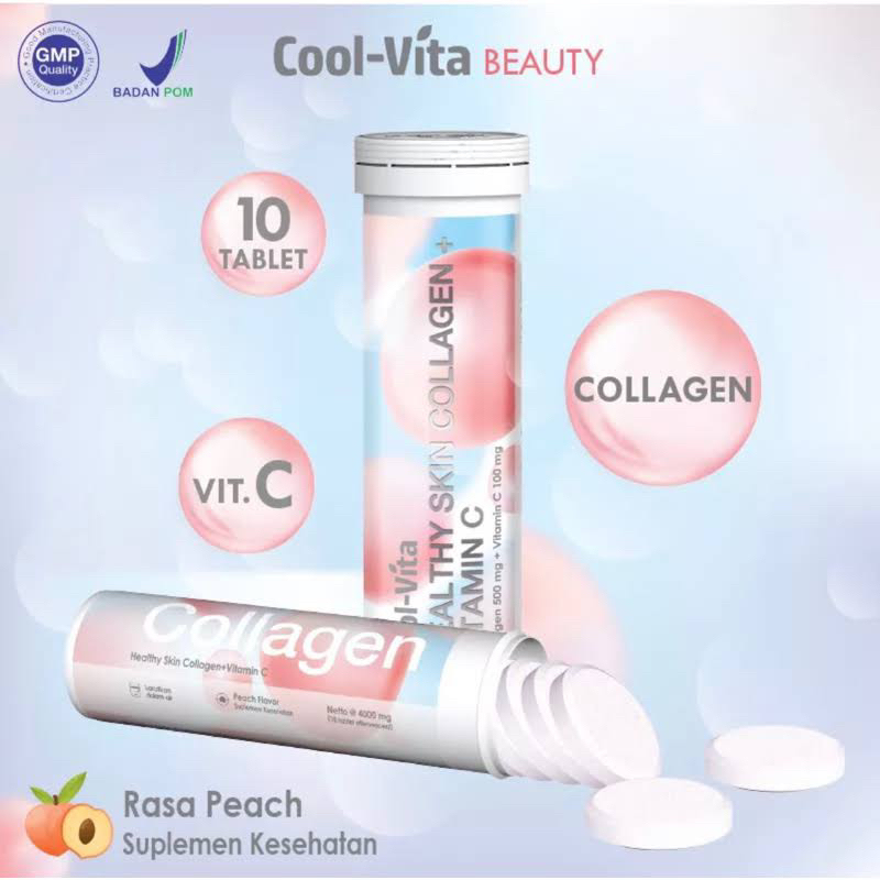 ✨Up Your Look✨ CoolVita Collagen + vitamin C cool vita suplemen kulit kolagen