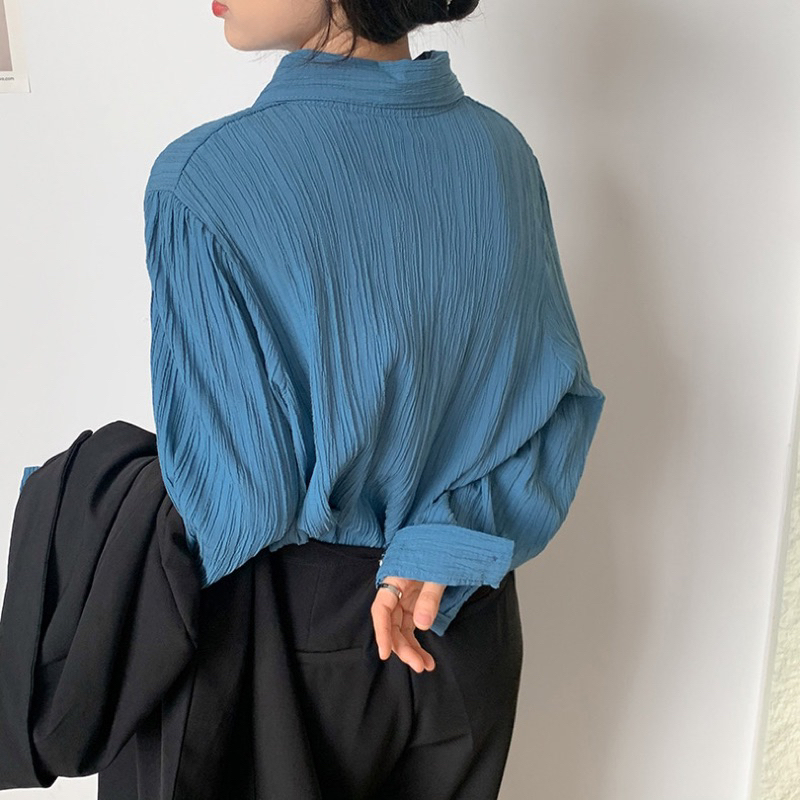 Elze Blouse Wanita Oversize Ladycrush / Kemeja Wanita Lengan Balon / Oversize Shirt