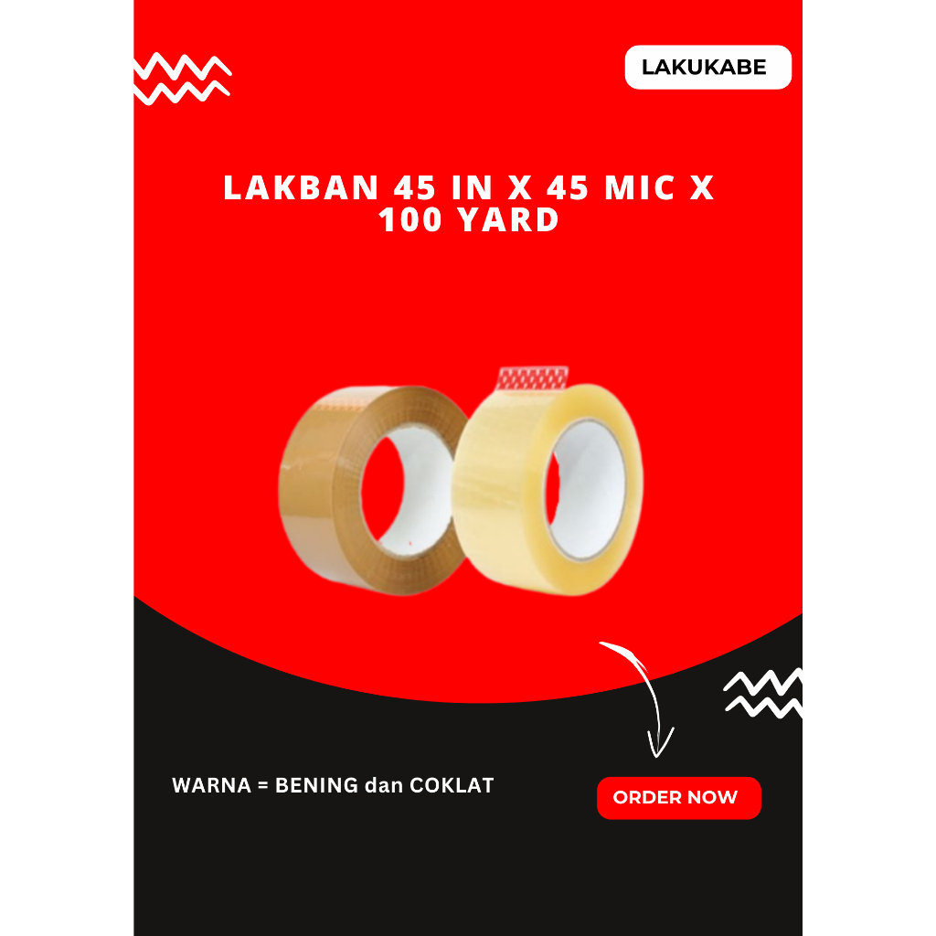 

Lakban Selotip 45 In X 45 Mic X 100 Yard