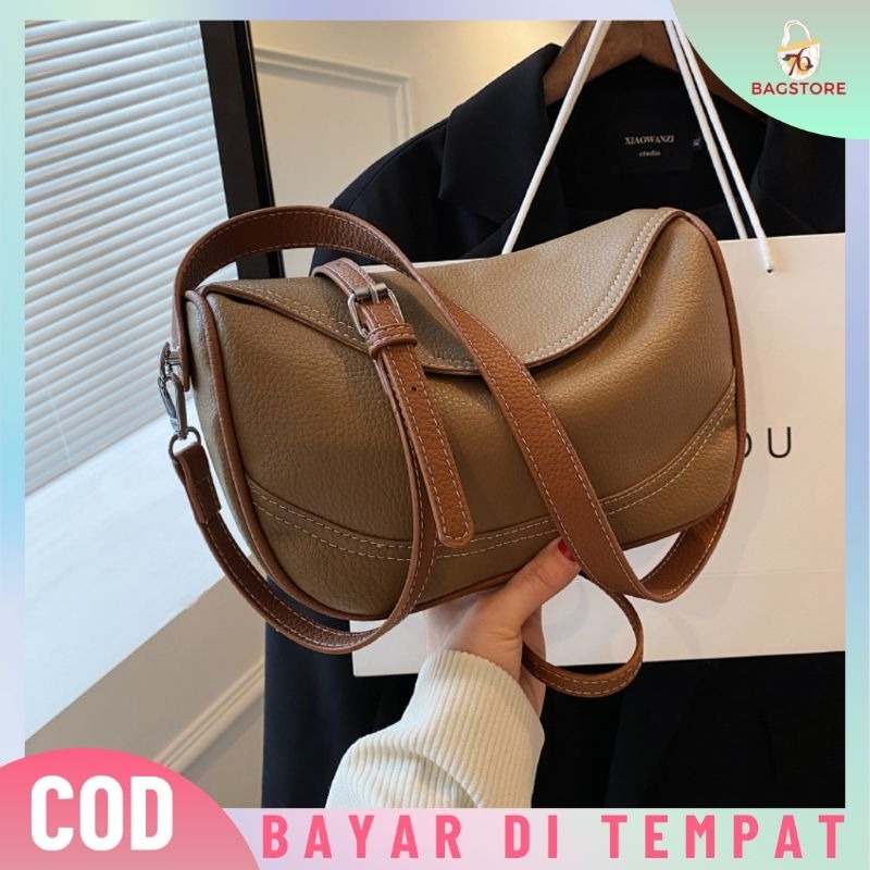 [IMPORT] T8525 - TAS SELEMPANG WANITA FASHION IMPORT - 76BAGSTORE