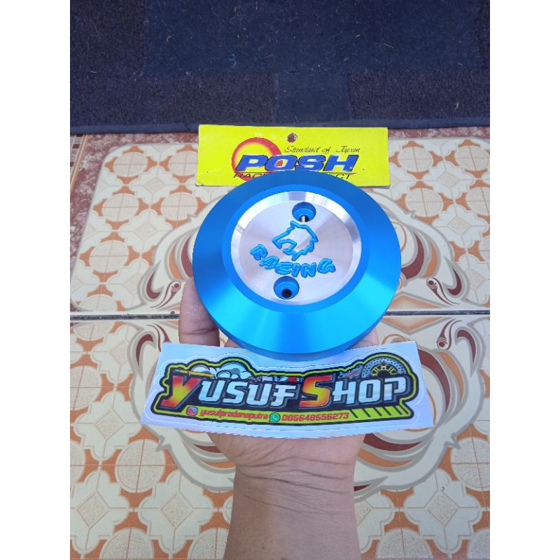cover Tutup mesin bak Blok kopling kanan suzuki smash shogun 125 Original posh thailand Full CNC Teb