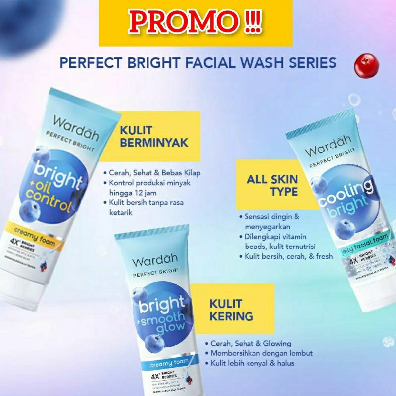 WARDAH Perfect Bright Facial Wash 100gr All Variant