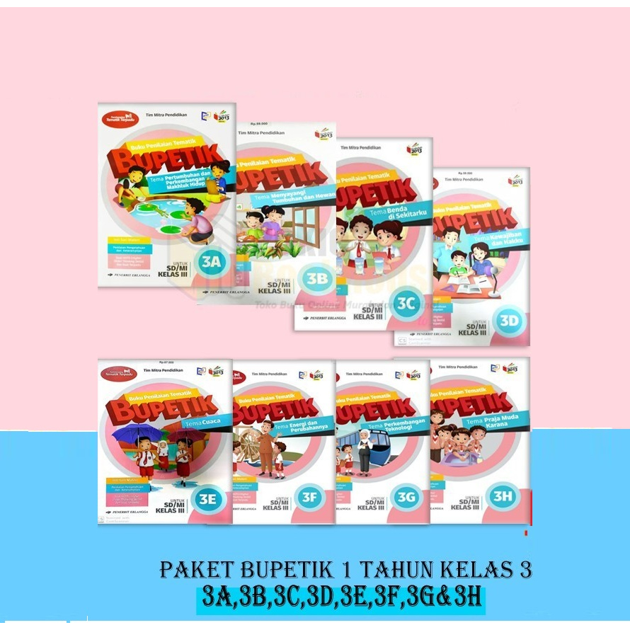 [ERL] Paket Satuan Bupetik Kelas 4 SD/MI Bupetik 4A-4H