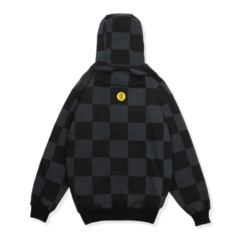 SWEATER HOODIE BASTERCOLD CHECKER BOARD FLOCKING