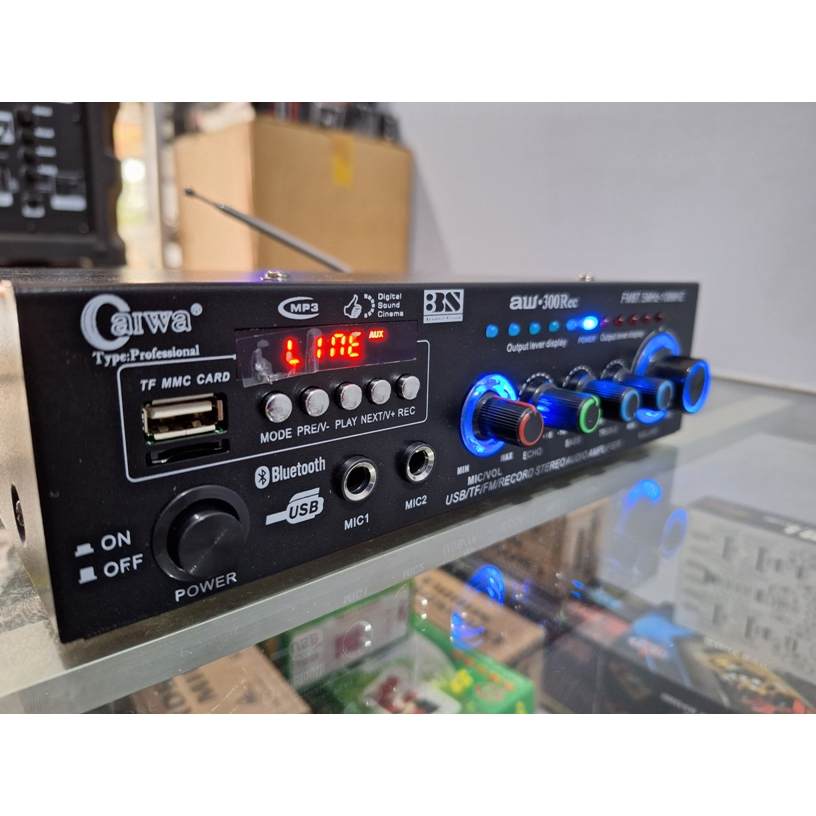 POWER amplifier C AIWA (BLUETOOTH, mp3,radio,usb) ARUS AC/DC AW300REC