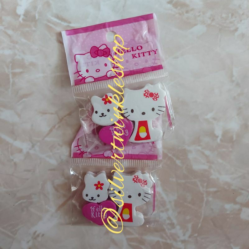 

Penghapus gambar hello kitty sanrio eraser perlengkapan alat sekolah stationary stationery pensil pencil penggaris ruler karakter stip setip step fancy hapusan mainan anak rautan cutter serutan sharpener tempat montessori hadiah souvenir ultah