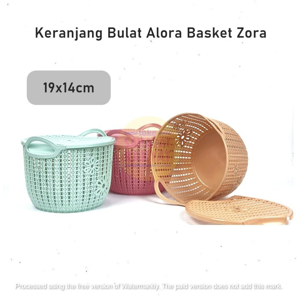 Keranjang Penyimpanan Bulat Alora Basket Zora