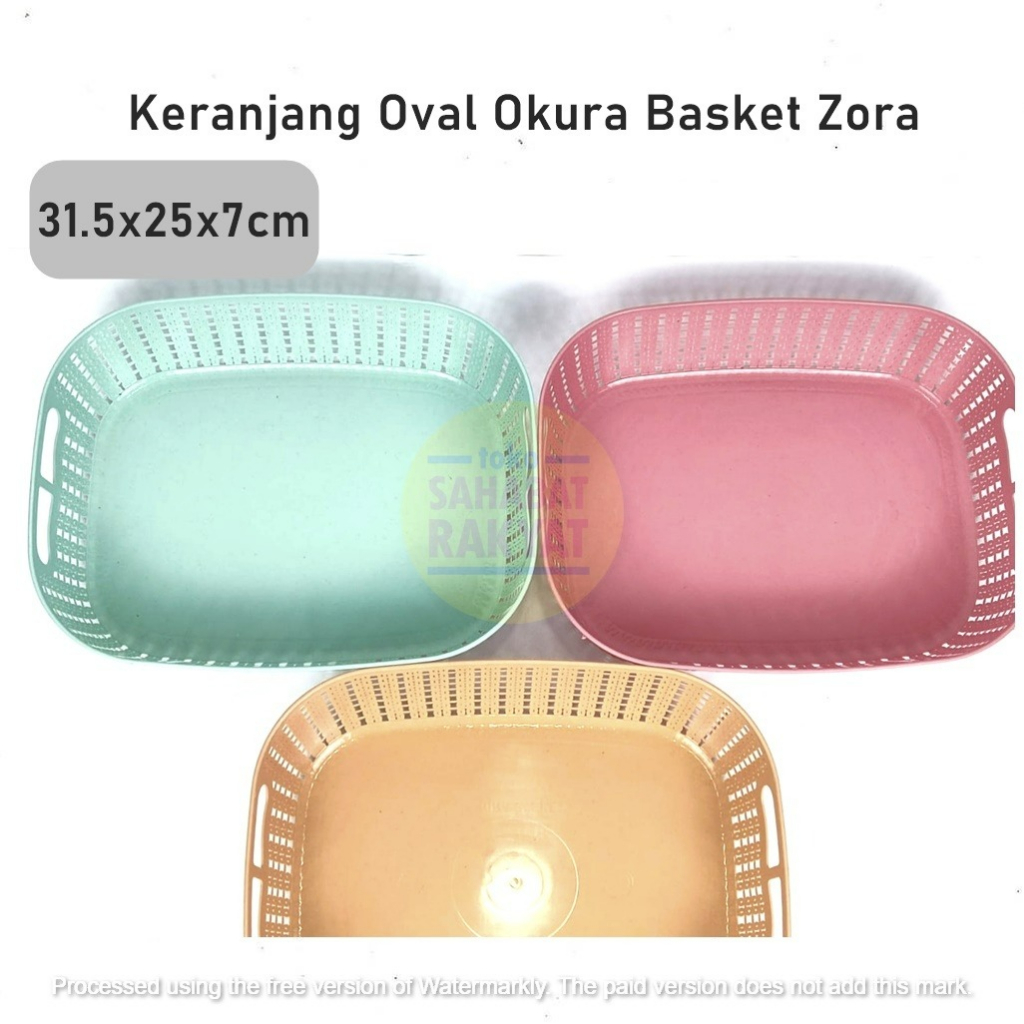 Keranjang Organizer Oval Okura Basket Zora