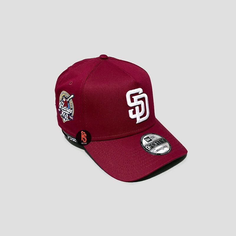 TOPI NEW ERA ORIGINAL A FRAME 40TH ANNIV SAN DIEGO PADRES CARDINAL