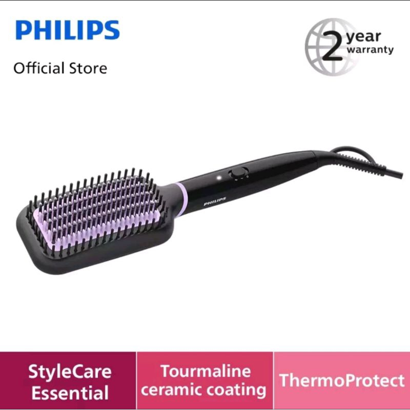 Philips Heated Straightening BHH880/00 Pelurus Rambut Natural