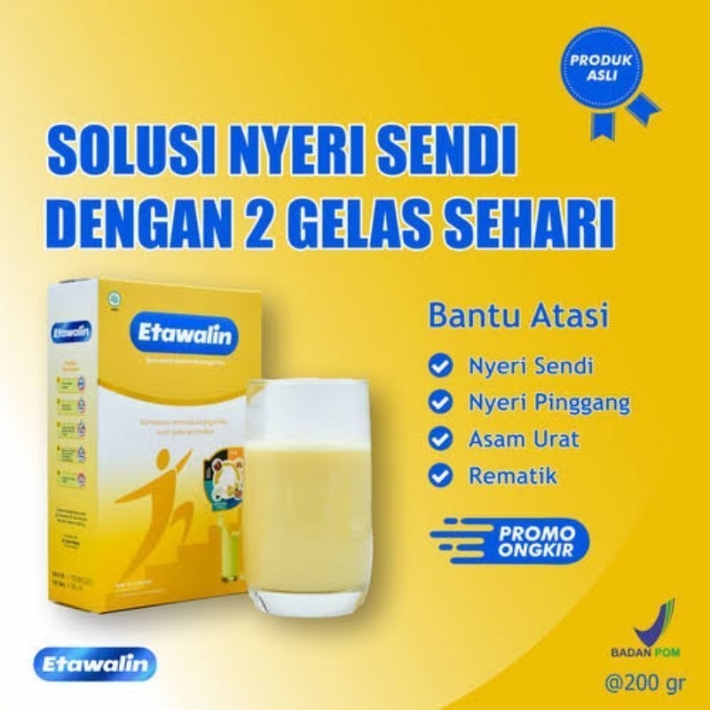 Susu ETAWALIN Atasi Asam Urat Nyeri Sendi Rematik Tulang Keropos Original 100%