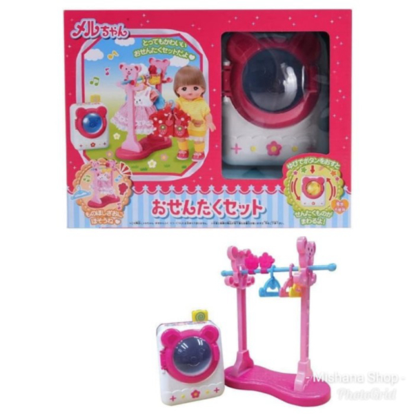 

Jual Mainan Mesin Cuci Boneka Mell Chan Asesoris Washing Set Doll Berkualitas