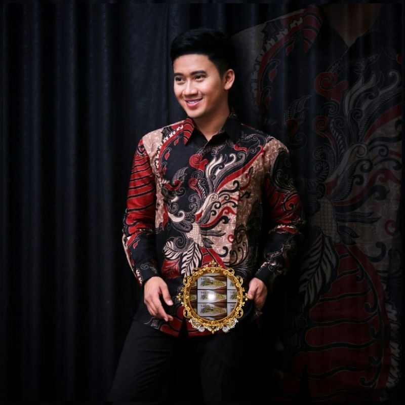 Kemeja Batik Pria Lengan Panjang 9 Motif M L XL XXL