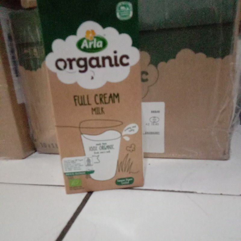 

susuarla UHT organic fullcream enak rasanya gurihdancreamy