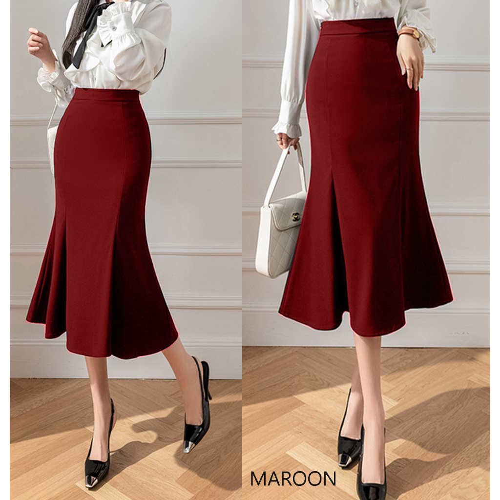 Rok duyung midi skirt