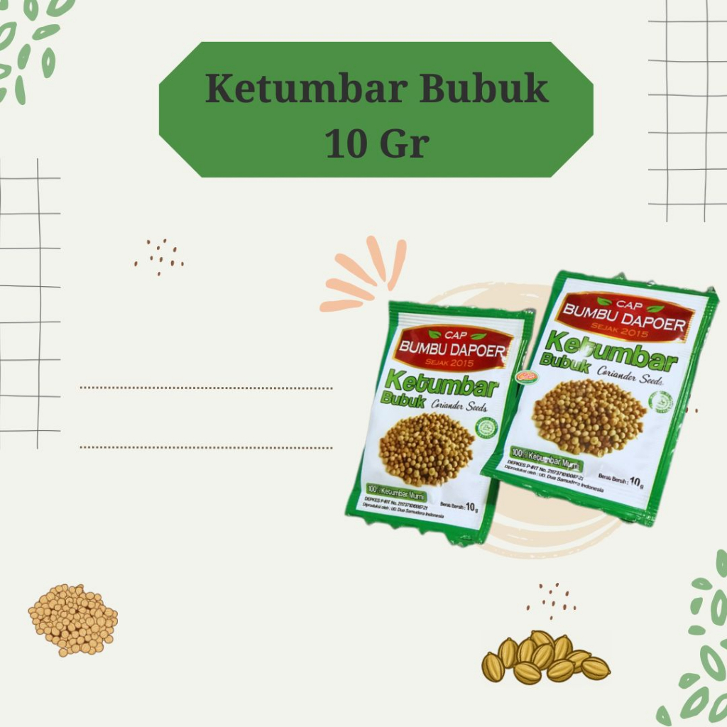 

BUMBU DAPOER KETUMBAR 10G