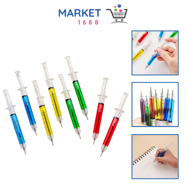 

Market1688 Pulpen Jarum Suntik Lucu Korean Syringe Ballpoint Pen Souvenir Aesthetic Fancy Pena Alat Tulis Anak Sekolah Murah