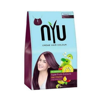 NYU CREAM HAIR COLOUR BURGUNDY 4.16
