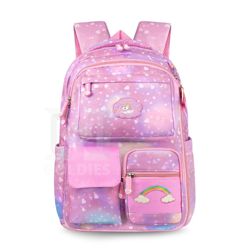 Tas Ransel Sekolah Anak Perempuan Model Korea backpack Anak Sekolah Import