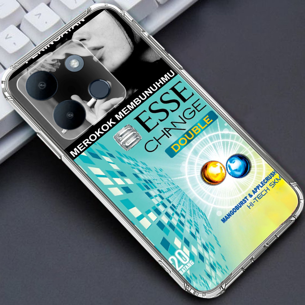 Softcase INFINIX SMART 7  - Clear Case INFINIX SMART 7  ( ROKOK 2 ) - Anticrack - Case Bening - Soft