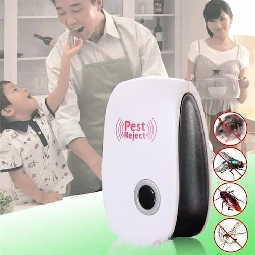 Alat Pengusir Serangga Nyamuk Tikus Lalat Kecoak Pest Reject Repeller Ultra Ultrasonic Anti Hama Ultrasonik