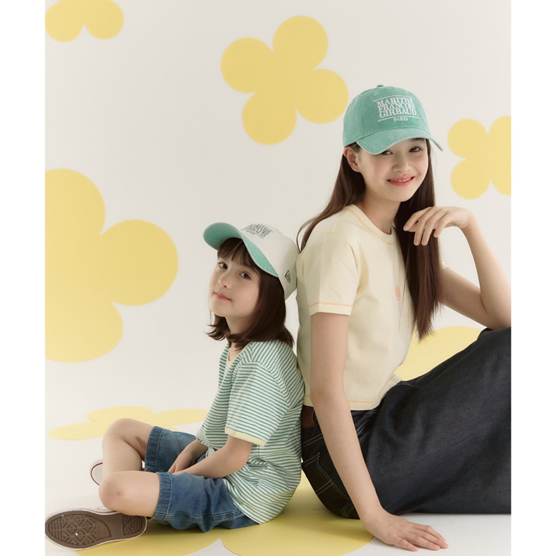 MARITHE FRANCOIS GIRBAUD x NEW ERA - Italian Washed KIDS Classic Logo Color Ball Cap