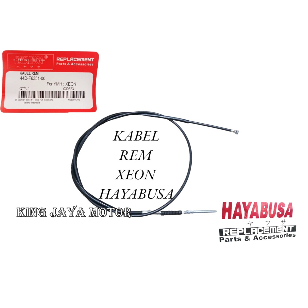 KABEL REM TALI REM BELAKANG YAMAHA XEON LAMA XEON RC HAYABUSA