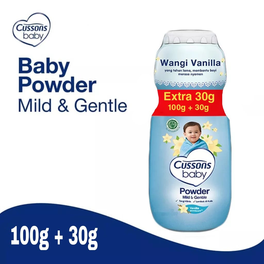 Cussons Baby Powder 100+30g soft&amp;smooth,fresh&amp;nourish,mild&amp;gentle