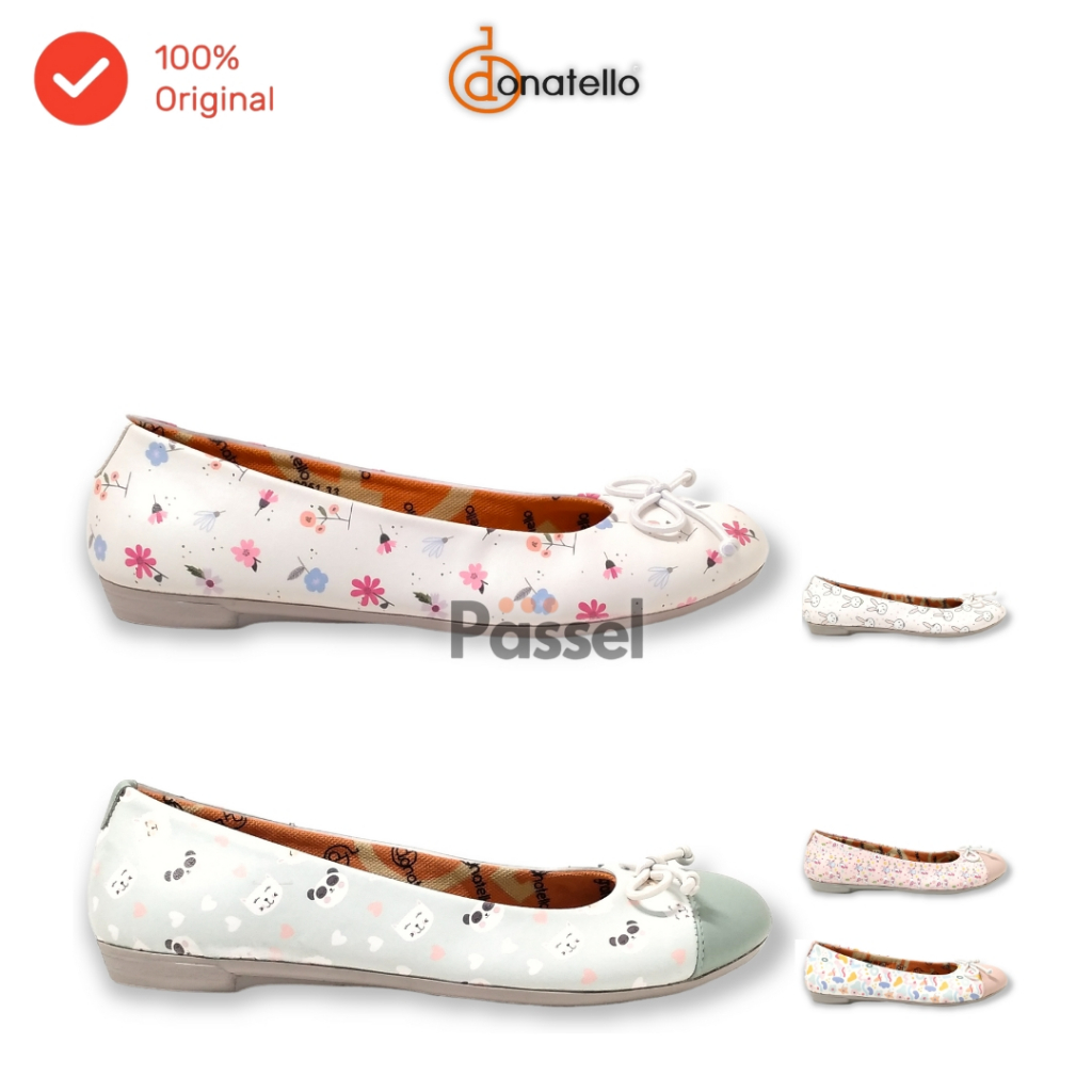 Donatello Sz. 31-35 Pointed Toe Flat / Sepatu Anak Perempuan Slip On Flat Shoes | DD10051 / DD10052