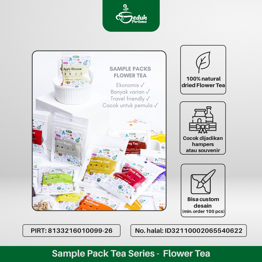 

Seduh Pertama Tea Series - Sample Pack Flower Tea & Tisane